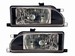 Klarglas forlygter Blackline Toyota Corolla E9