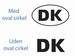 Streamer DK skilt