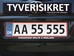 Nummerpladerammer med personlig tekst Nummerpladerammer med personlig tekst