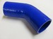 Siliconeslange bl� 76mm 45�