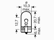 Hvide positionspærer Extreme LED w5w 6000K
Varenr. 1140