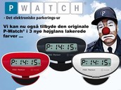 P-Watch Godkendt Elektronisk Parkeringsskive Sort/sølv
Varenr. 430